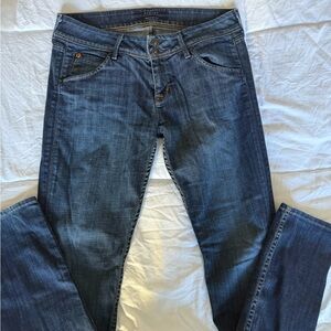 Hudson Jeans Women's Straight Leg in Dark Blue